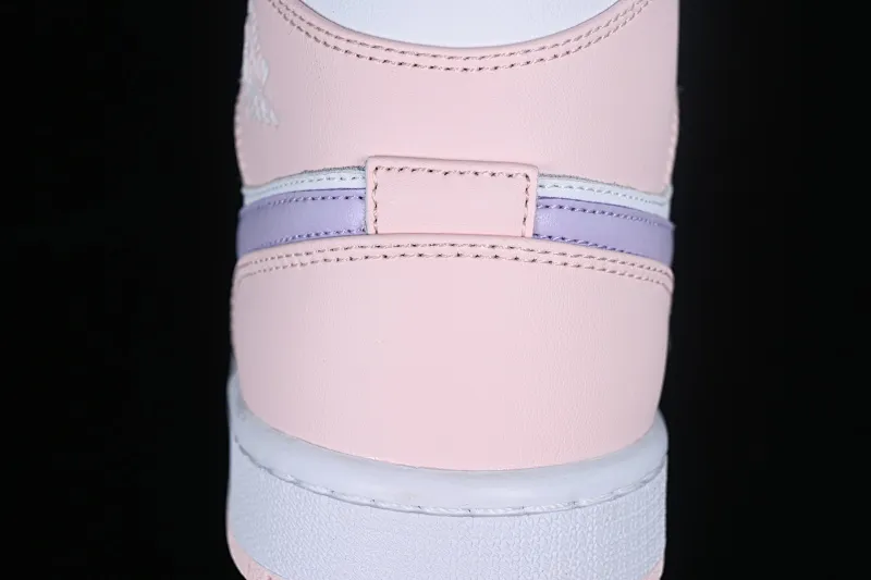 All categories Air Jordan Jordan series basketball shoes Air Jordan 1 Mid Air Jordan 1 Mid AJ1 Joe 1 cherry blossom pink and purple Chinese cultural casual sneakers FD8780-601